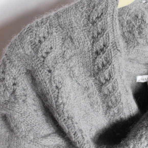Cowl Neck Knit Angora and Wool Blend Sweater - Picture 5 of 7